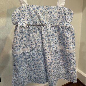 Beaufort & Bonnet Millie Day Dress Greenbriar Garden Worth Ave White 4T | EUC